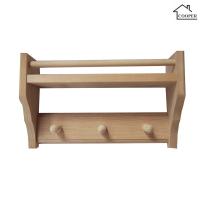 Полка Cooper 1 уровень 3 рожка ольха М-48