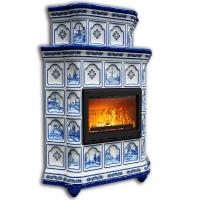 КимрПечь Истра угловой двухъярусный Голландия (комплектация: Ладья-600)