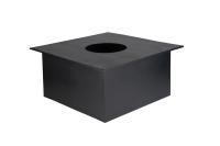 КПД ЧЕРНЫЙ Потолочно проходной узел 550х550 ф330 под сэндвич