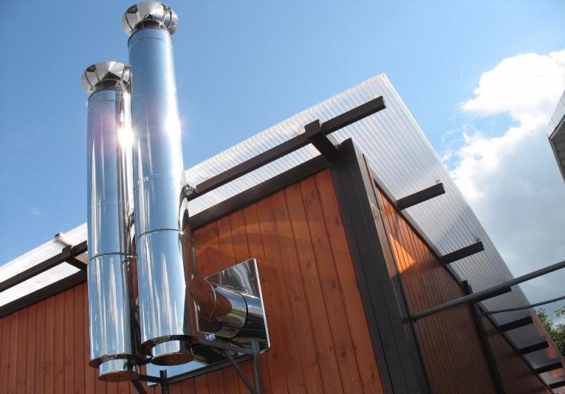 Разновидности и особенности стальных дымоходов Разновидности и особенности стальных дымоходов