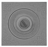 Плита чугунная Рубцовск П1-5 для барбекю 512*512 (под казан 8л)