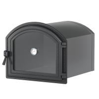 Духовка Везувий 217 с термометром Антрацит 430*350*450