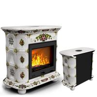 КимрПечь Прованс пристенный Лето (топка: Ладья-600) (топка: Ладья-600)