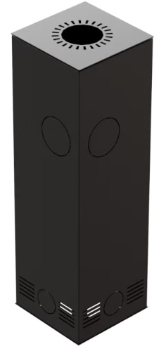 Печь-камин KRATKI ОДИН (ODYN) M