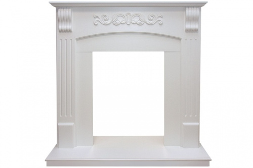 Комплект Угловой Портал RoyalFlame Sorrento Белый дуб + Очаг Фобос (Fobos) FX / Majestic FX
