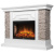 Комплект Портал Firelight Florida 25 белый, серый + Очаг Electrolux EFP/Р-2520LS N