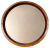 Зеркало "Бочонок" дуб ф300мм Зеркало "Бочонок" дуб ф300мм