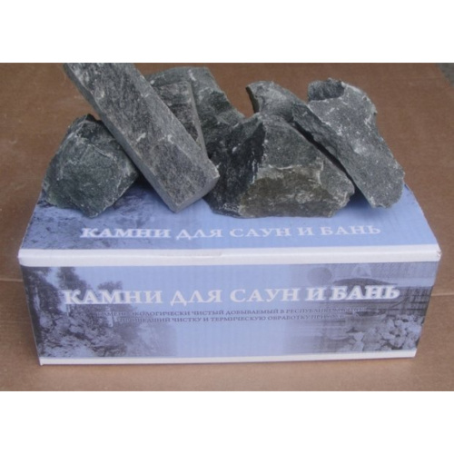Камень для бань и саун талькохлорит колотый 20 кг
