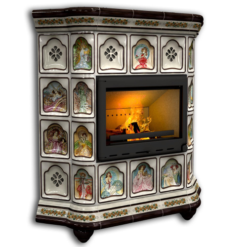 КимрПечь Истра угловой Муха (комплектация: Ладья-600)