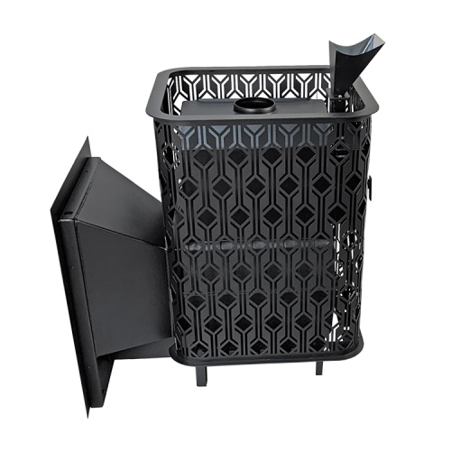 Печь для бани BLACK STOVE Венеция 22 ГАЗ Закрытая каменка из нержавеющей стали