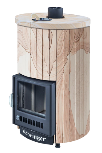 Печь для бани Ферингер Ламель Уют "Окаменевшее дерево" перенесенный рисунок до 18 м³ (серия ПФ)