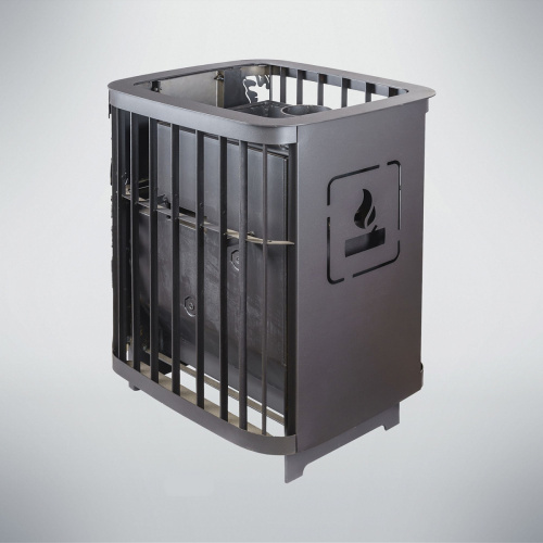 Печь для бани Варвара Каменка мини укороченная топка глухая дверка