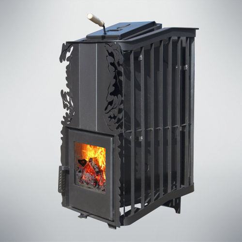 Печь для бани Варвара Терма Каменка мини укороченная глухая дверка