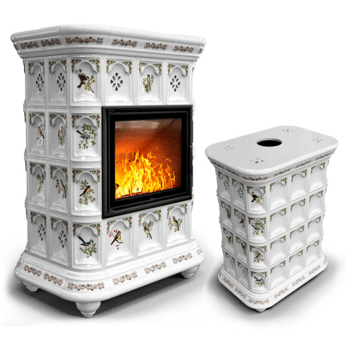 КимрПечь Истра центральный Птицы (комплектация: Облицовка для топки МЛ 700)