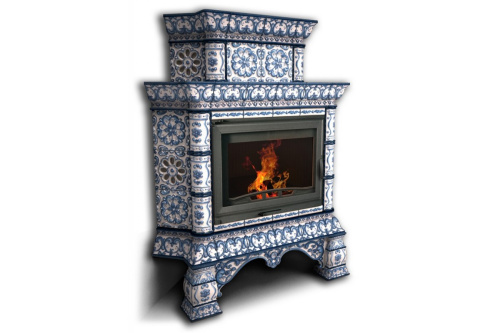 Камин КимрПечь Кострома угловой двухъярусный Февраль