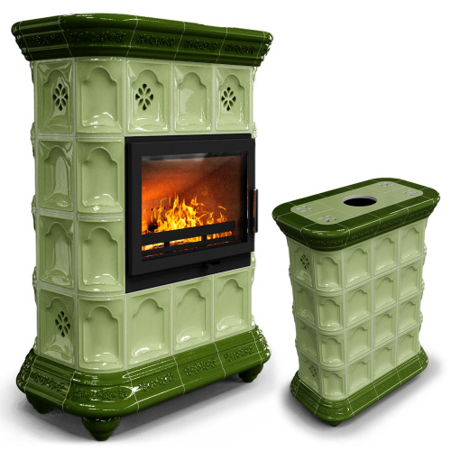 КимрПечь Истра центральный Олива (комплектация: Ладья-700)