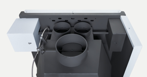 Топка Экокамин Вега 800 B принтинг черный шамот