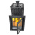 Печь для бани BLACK STOVE Венеция 22 ГАЗ Закрытая каменка из нержавеющей стали