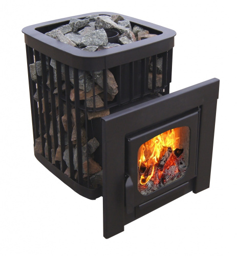 Печь для бани Варвара Каменка мини стекло