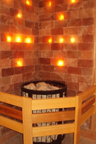 Гималайская соль кирпич 20х10х5 см фактурный с пазом