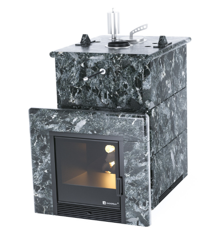 Печь для бани ИзиСтим Анапа в полноценном кожухе Пироксенит