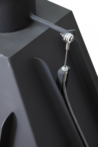 Топка Экокамин Альфа 700 RB два стекла правая черный шамот