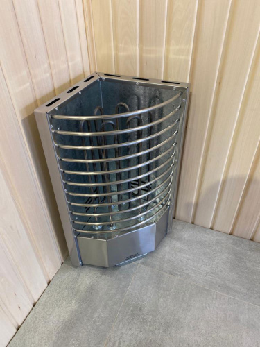 Печь Олимпия 6 кВт (6-10 м3) Угловая РЭК Ресурс электрокаменка ЭКМ