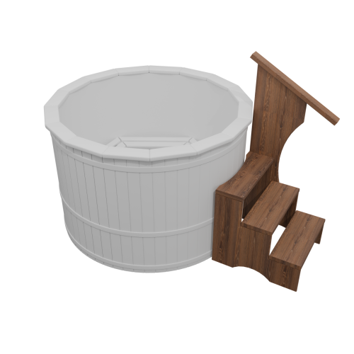 Усиленная лестница с поручнем БОНДАРСПА (BONDARSPA) для купели