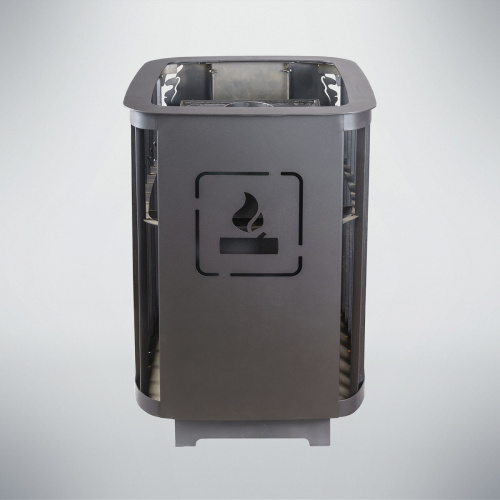 Печь для бани Варвара Каменка мини укороченная топка глухая дверка