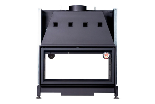 Каминная топка Экокамин ВЕГА 1000 TB туннельная черный шамот