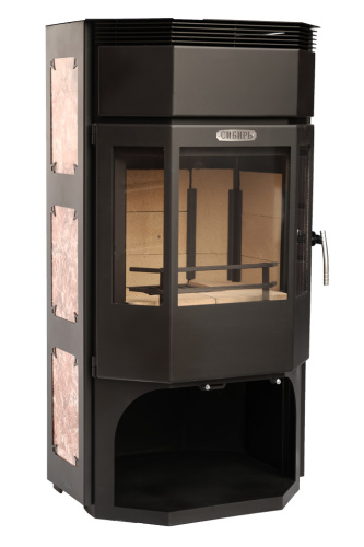 Печь-камин НМК стальная "Сибирь" 12 кВт