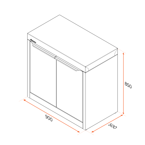 Тумба Gratar Expert ETU 900