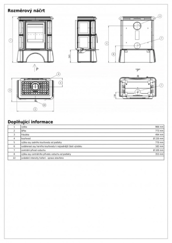 Печь-камин ABX Bavaria KI, с кафельным цоколем, с допуском воздуха