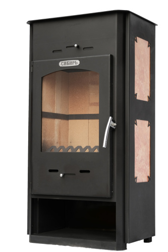 Печь-камин НМК стальная "Сибирь" 8 кВт