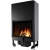 Топка Edilkamin BLOKK 90 V NERO (черная футеровка, принудительная вентиляция)