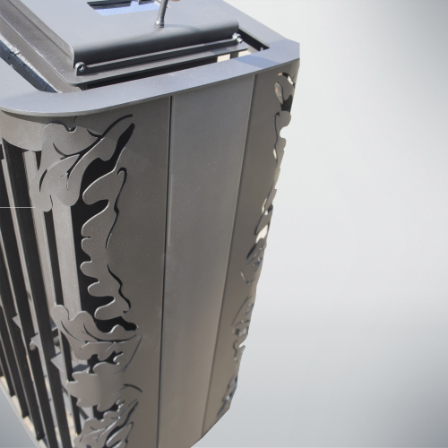 Печь для бани Варвара Терма Каменка укороченная стекло