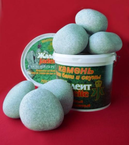 Камень для бани Жадеит шлифованный ХакасИнтерСервис