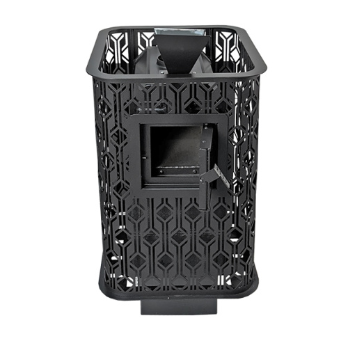 Печь для бани BLACK STOVE Венеция 22 ГАЗ Закрытая каменка из нержавеющей стали